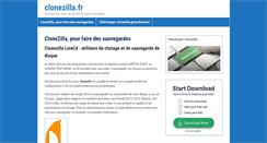 Desktop Screenshot of clonezilla.fr