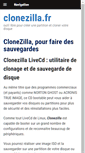 Mobile Screenshot of clonezilla.fr
