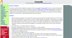 Desktop Screenshot of clonezilla.org