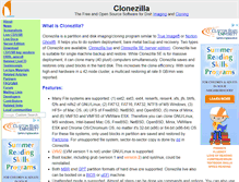 Tablet Screenshot of clonezilla.org